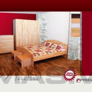 Madrid Bedroom Set (oak-zinc)