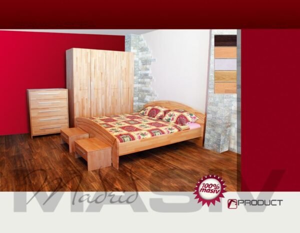 Madrid Bedroom Set (oak-zinc)