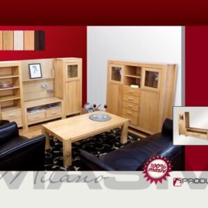Milano TV Set (oak-zinc)