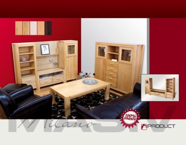 Milano TV Set (oak-natural)