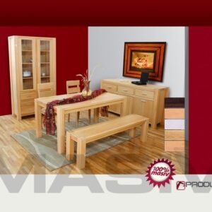 Cuba Dining Set (oak-natural)