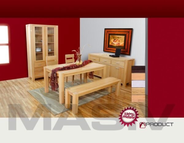 Cuba Dining Set (oak-natural)