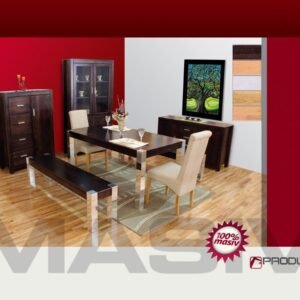 Milano Dining Set (oak-wenge)
